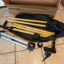 12 Ft./3.7m Laser Level Tripod Telescoping Pole with 1/4-Inch by 20-Inch Laser Mount for Rotary Included Rod & 5/8"-11 Adapter Image 2