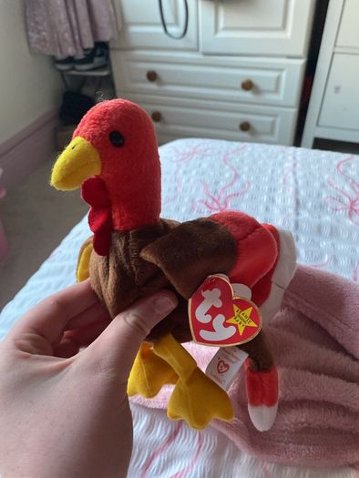 Beanie babies globbles rare discontinued turkey