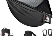 Camping Hammock with Mosquito Net - 2 Person Ultra-lightweight Outdoor Travel Hammocks for Camping Hiking Backpacking - 772 LBS Capacity Upgrade Version