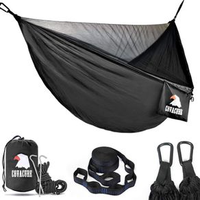 Camping Hammock with Mosquito Net - 2 Person Ultra-lightweight Outdoor Travel Hammocks for Camping Hiking Backpacking - 772 LBS Capacity Upgrade Version