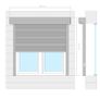 Roller Shutter Aluminium 160x150 cm Anthracite Image 4