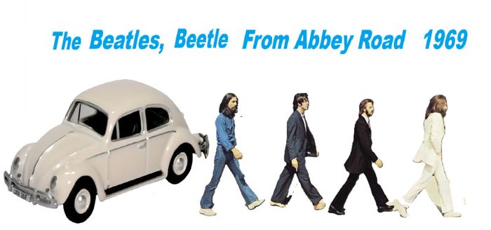 The Beatles - beetle from 1969, Free Post