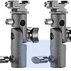 NEEWER Professional Universal E Type Camera Flash Speedlite Mount, 2 Pack