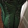 BNWT...Stunning Sage/Black Occasion Wear Dress With Stretch (labelled 8. Size 10-12) Image 8