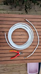 Time 6193B White 3-core Cable 6mm x 6m