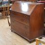 Large Victorian slant-front bureau chest / writing desk Image 2