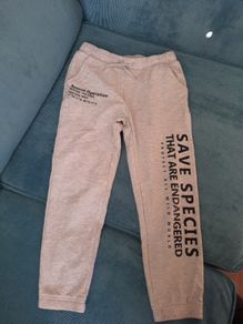 Grey joggers boys size 7-8 years