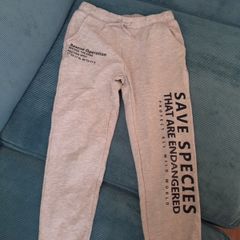 Grey joggers boys size 7-8 years