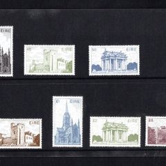 1982-90 Ireland Third (Sixth per Hibernian) Definitive Series Irish Architecture High Values Presentation Pack includes stamps Mint Never Hinged (MNH)
