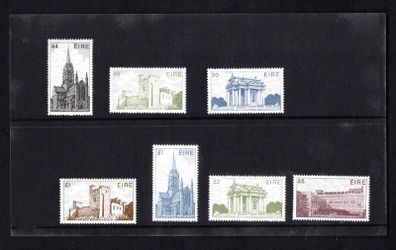 1982-90 Ireland Third (Sixth per Hibernian) Definitive Series Irish Architecture High Values Presentation Pack includes stamps Mint Never Hinged (MNH)