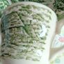 Green and White Transfer Ware Image 9
