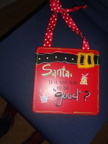 Christmas Plaque for Sale