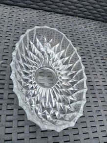 Beautiful Crystal Glass Oval Bowl