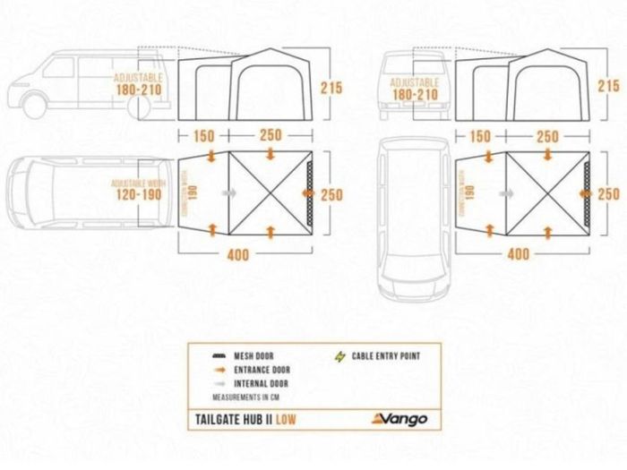 Vango Tailgate Hub II Low