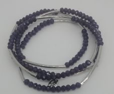 Chrysalis Nomad Purple Stretch Bracelet Or Can Be Worn As A Necklace CAN POST