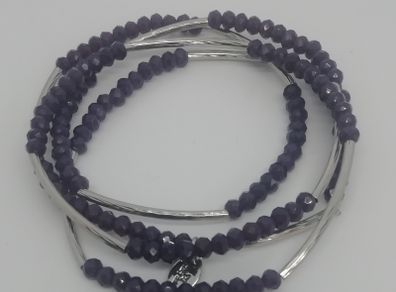 Chrysalis Nomad Purple Stretch Bracelet Or Can Be Worn As A Necklace CAN POST