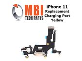 iPhone 11 Replacement Charging Port Dock Connector Flex Cable Mic Yellow