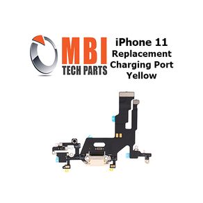 iPhone 11 Replacement Charging Port Dock Connector Flex Cable Mic Yellow