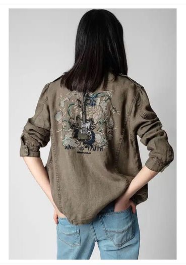 Zadig and Voltaire Ladies Linen Jacket XS