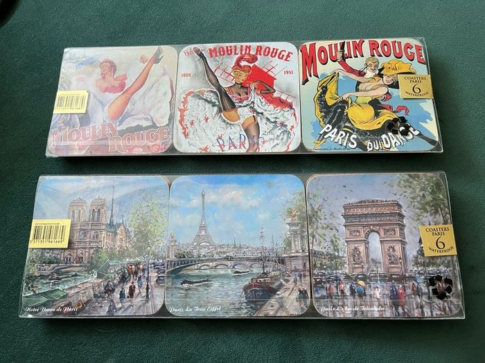 12 Brand New French Coasters