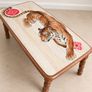 Hand painted solid wood coffee table Image 2