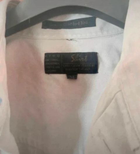 beige shirt 100 pc cotton by4u size medium