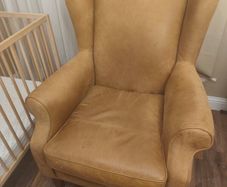 leather armchair