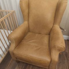 leather armchair