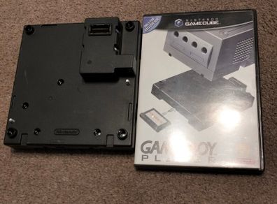 Gameboy player nintendo gamecube with disc game boy
