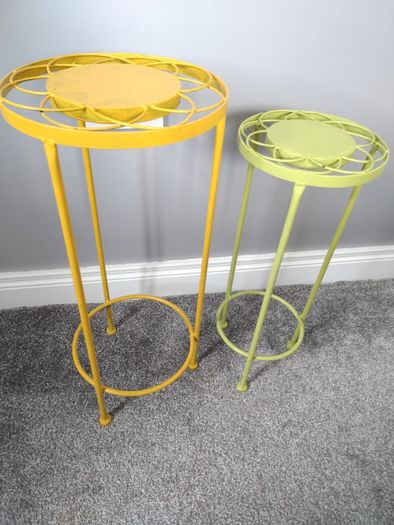 Steel Plant Stand Set of x2