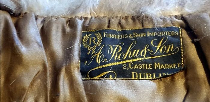 Vintage Taxidermy Stole  A. Rohu & Son Dublin