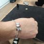 TRUTH Rope Chain Charm Bracelet 925 PK Truth Charm Bravelet 925 Sterling Silver Image 2