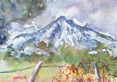 mt errigal watercolour