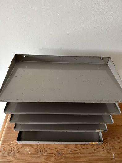 Vintage Industrial Filing Unit/ Organiser
