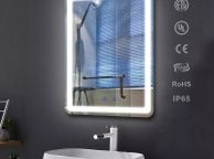 main image for ad LED &amp; Fog Free Bathroom Mirror DP339A 700x500mm