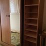 Huge quality vintage wooden wardrobe with full mirror Image 3