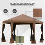 Popup Hexagonal Gazebo 3.2m Image 7