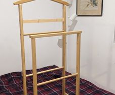 Bamboo valet stand - clothes hanger