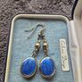 Vintage Blue Earrings Image 5