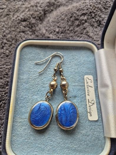 Vintage Blue Earrings