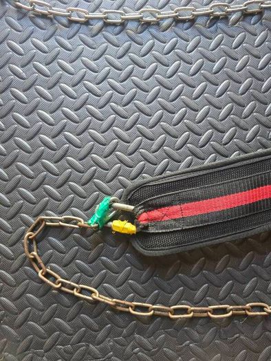 Heavy Duty Weighted Dip Belts with Chains