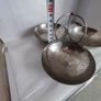 three section silver metaled dish Image 3