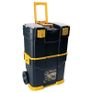 BRAND NEW Ultra-tough Plastic Tool Box and Cart with Organizers and Tray in Various Sizes Image 3