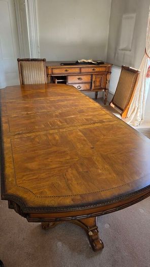 Large Dining Table and Chairs