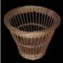 Vintage Harrods Wicker Waste Basket Pristine Image 8