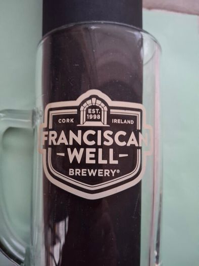 Vintage Franciscan Well Brewwery  Cork Pint Tankard Beer  Glass