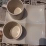 ceramic tray and mugs Image 2