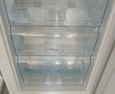 fridgefreezer shelves and drawers never used