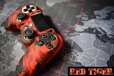 Dualshock 4 - Camouflage Covers (Red,Blue,Green)