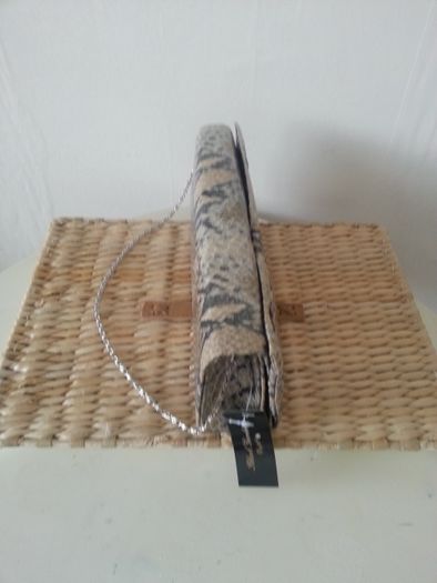 Mock Croc Clutch